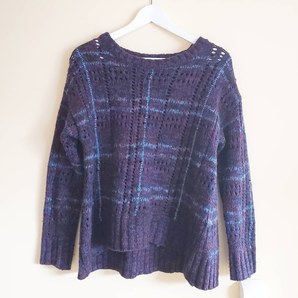 French Connection Cozy Wool Knit Purple Jumper - Picture 2 of 5